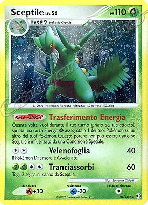 010 / 100 Sceptile LV.56 rara foil (IT) -NEAR MINT-