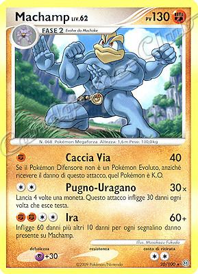 020 / 100 Machamp LV.62 rara (IT) -NEAR MINT-