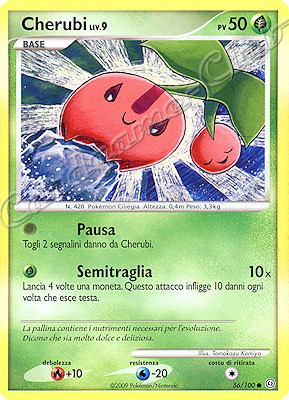 056 / 100 Cherubi LV.9 comune (IT) -NEAR MINT-