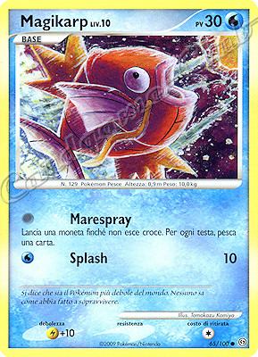 065 / 100 Magikarp LV.10 comune (IT) -NEAR MINT-