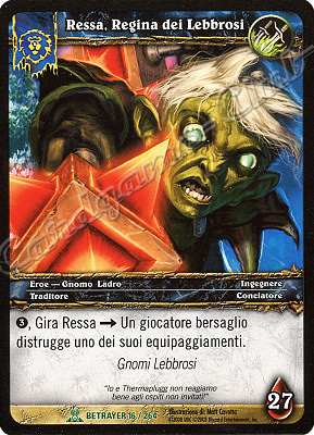 BETRAYER 016 / 264 Ressa, Regina dei Lebbrosi non comune -NEAR MINT-
