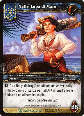 BETRAYER 017 / 264 Nally, Lupa di Mare non comune -NEAR MINT-