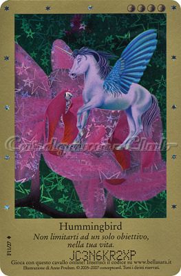 Serie 1 F11/27 Hummingbird extra rara foil -NEAR MINT-