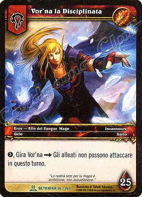 BETRAYER 026 / 264 Vor'na la Disciplinata non comune -NEAR MINT-