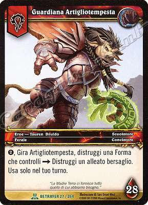 BETRAYER 027 / 264 Guardiana Artigliotempesta non comune -NEAR MINT-