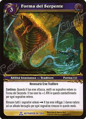 BETRAYER 039 / 264 Forma del Serpente rara -NEAR MINT-