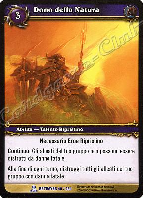 BETRAYER 040 / 264 Dono della Natura rara -NEAR MINT-