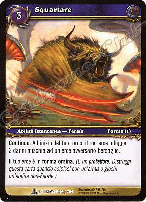 BETRAYER 042 / 264 Squartare comune -NEAR MINT-