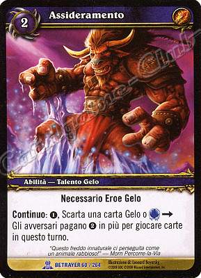BETRAYER 060 / 264 Assideramento rara -NEAR MINT-