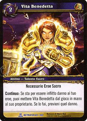 BETRAYER 069 / 264 Vita Benedetta rara -NEAR MINT-