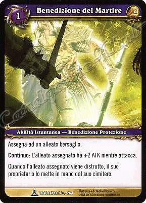 BETRAYER 070 / 264 Benedizione del Martire comune -NEAR MINT-