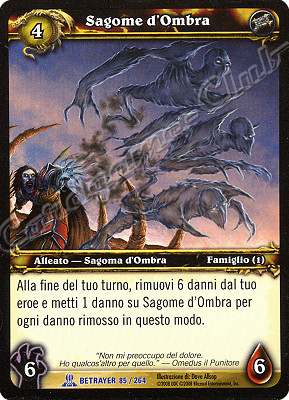 BETRAYER 085 / 264 Sagome d'Ombra rara -NEAR MINT-