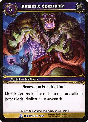 BETRAYER 086 / 264 Dominio Spirituale rara -NEAR MINT-