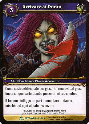 BETRAYER 089 / 264 Arrivare al Punto non comune -NEAR MINT-