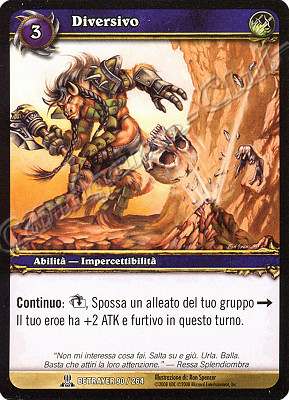 BETRAYER 090 / 264 Diversivo comune -NEAR MINT-