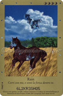 Serie 1 F18/27 Rain extra rara foil -NEAR MINT-