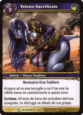 BETRAYER 095 / 264 Veleno Sacrificale non comune -NEAR MINT-