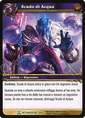 BETRAYER 106 / 264 Scudo di Acqua non comune -NEAR MINT-