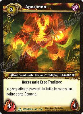 BETRAYER 107 / 264 Apocanon non comune -NEAR MINT-