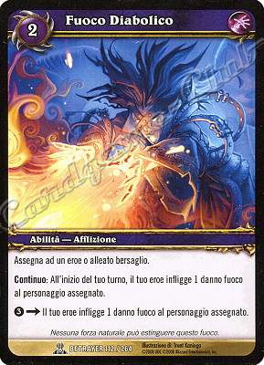 BETRAYER 112 / 264 Fuoco Diabolico comune -NEAR MINT-