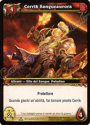 BETRAYER 159 / 264 Cerrik Sangueaurora comune -NEAR MINT-