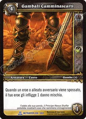 BETRAYER 228 / 264 Gambali Camminascarti rara -NEAR MINT-