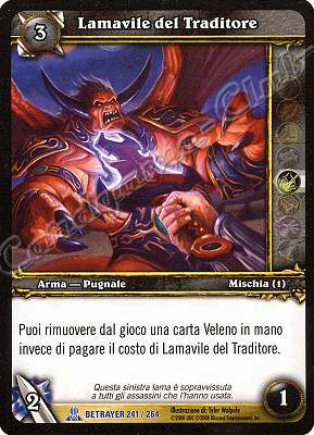 BETRAYER 241 / 264 Lamavile del Traditore rara -NEAR MINT-