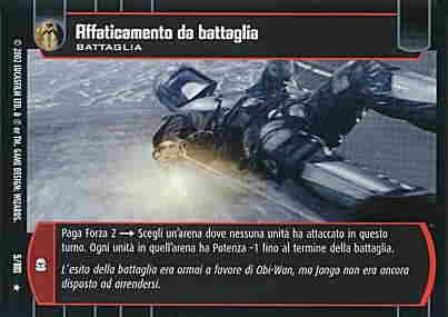 005 / 180 Affaticamento da battaglia rara (IT) -NEAR MINT-