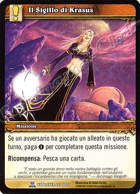 BETRAYER 261 / 264 Il Sigillo di Krasus comune -NEAR MINT-
