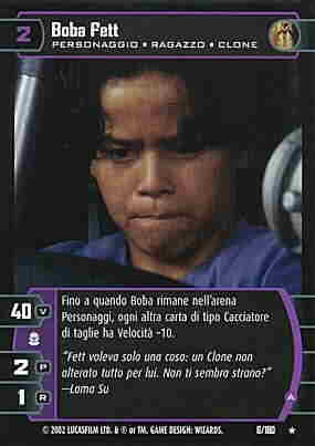 006 / 180 Boba Fett rara (IT) -NEAR MINT-
