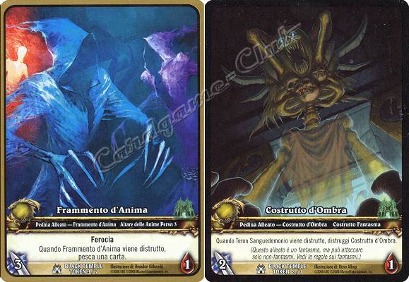 BLACK TEMPLE TOKEN 3/7 Frammento d'Anima comune -NEAR MINT-