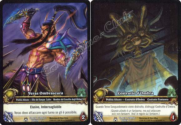 BLACK TEMPLE TOKEN 7/7 Veras Ombrascura comune -NEAR MINT-