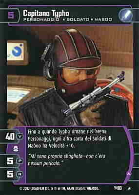 007 / 180 Capitano Typho rara (IT) -NEAR MINT-