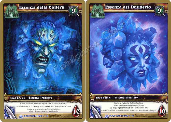 BLACK TEMPLE RAID 07/70 Essenza del Desiderio rara oversize -NEAR MINT-