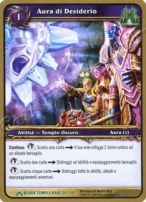 BLACK TEMPLE RAID 20/70 Aura di Desiderio non comune -NEAR MINT-