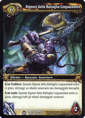 BLACK TEMPLE RAID 29/70 Signore della Battaglia Linguacenere comune -NEAR MINT-