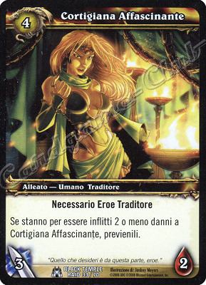 BLACK TEMPLE RAID 33/70 Cortigiana Affascinante comune -NEAR MINT-