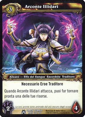 BLACK TEMPLE RAID 36/70 Arconte Illidari comune -NEAR MINT-