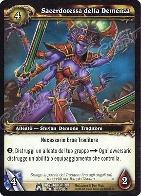 BLACK TEMPLE RAID 38/70 Sacerdotessa della Demenza comune -NEAR MINT-