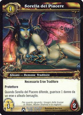 BLACK TEMPLE RAID 41/70 Sorella del Piacere comune -NEAR MINT-