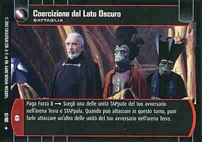 012 / 180 Coercizione del Lato Oscuro rara (IT) -NEAR MINT-