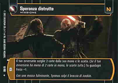 015 / 180 Speranza distrutta rara (IT) -NEAR MINT-