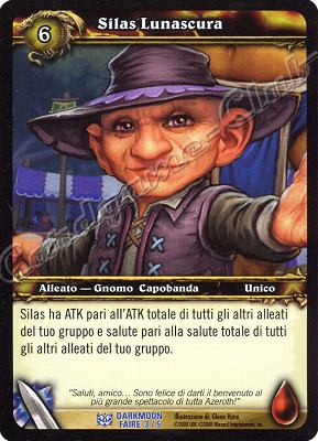 DARKMOON FAIRE 3/5 Silas Lunascura rara -NEAR MINT-
