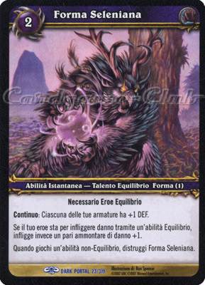DARK PORTAL 023 / 319 Forma Seleniana rara (IT) -NEAR MINT-