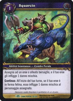 DARK PORTAL 026 / 319 Squarcio non comune (IT) -NEAR MINT-