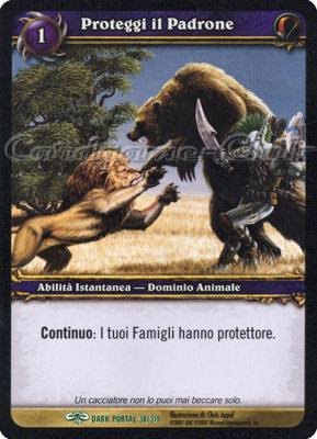 DARK PORTAL 038 / 319 Proteggi il Padrone non comune (IT) -NEAR MINT-