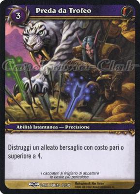 DARK PORTAL 040 / 319 Preda da Trofeo comune (IT) -NEAR MINT-