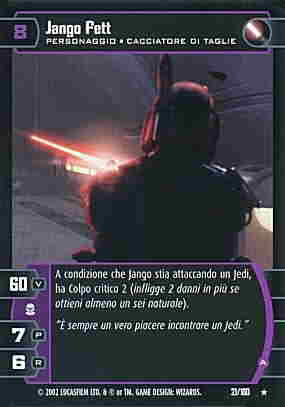 021 / 180 Jango Fett A rara (IT) -NEAR MINT-