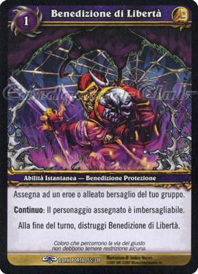 DARK PORTAL 055 / 319 Benedizione di Liberta' comune (IT) -NEAR MINT-