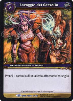 DARK PORTAL 067 / 319 Lavaggio del Cervello rara (IT) -NEAR MINT-